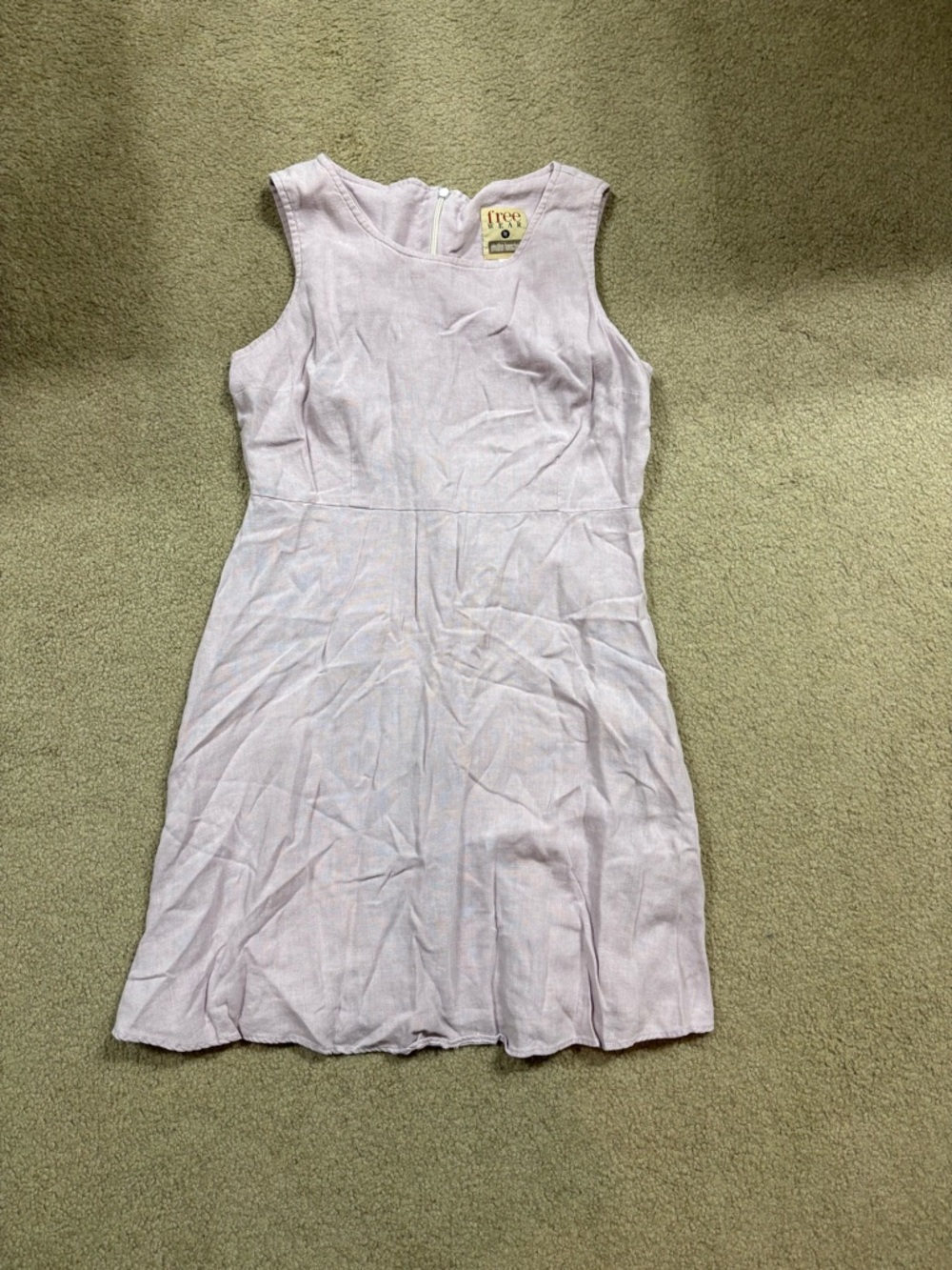 Free Wear Pale Lilac Sleeveless Mini Dress